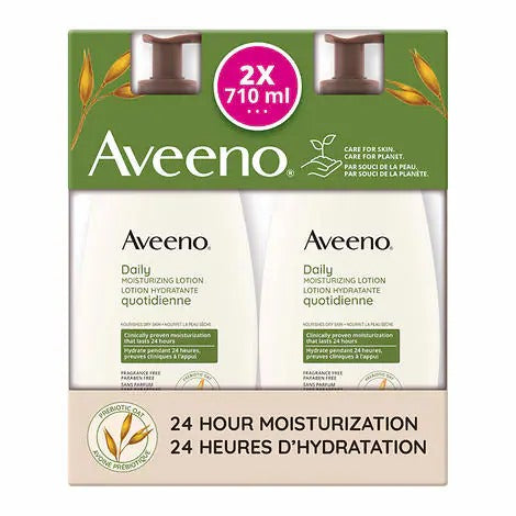 Aveeno Daily Moisturizing Lotion 710 ml Pack Of 2 Fashion