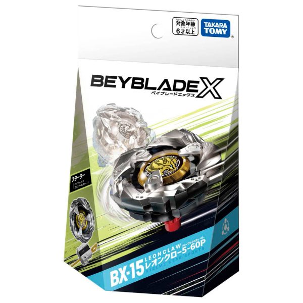 BEYBLADE X BX-15 Starter Leon Claw 5-60P Fashion