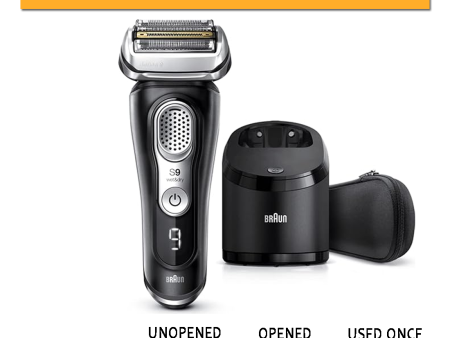 Braun Series 9 Electric Wet & Dry Shaver with Cleaning & Charging Station, 9360cc----------Clearance Online Sale