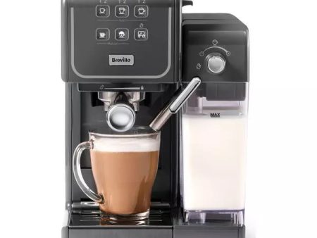 BREVILLE One-Touch CoffeeHouse II VCF146 Coffee Machine - Grey For Cheap