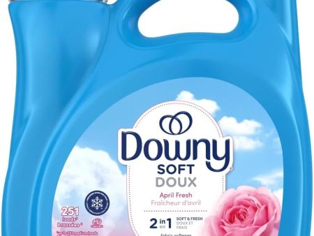 Downy Fabric Softener Liquid  2 in 1 (4.35L, April Fresh Soft Doux) Hot on Sale