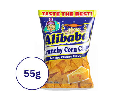 Alibaba Crunchy Corn Chips Sweet Corn Flavor - 55g Online