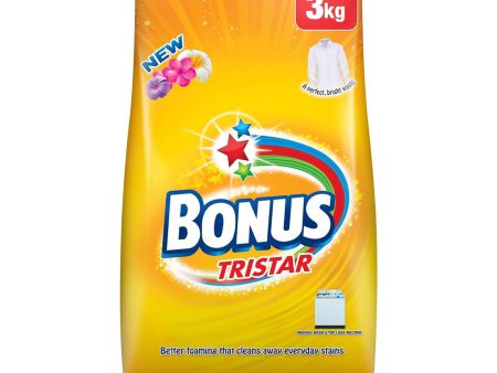 Bonus Tristar Washing Detergent Powder - 3Kg Supply