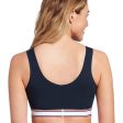 Jockey Bralettes Retro Stripe Removable Cups Super Soft Underband Stretch Cotton (2 Pack) Cheap