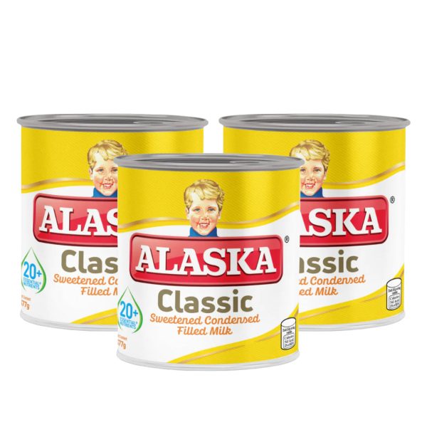 Alaska Classic Sweetened Condensed Filled Milk - 300ml (2+1) Offer on Sale