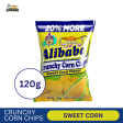 Alibaba Crunchy Corn Chips Sweet Corn Flavor - 120g For Cheap