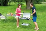 Campingaz, Grill and Stand Camping Stove, compact outdoor gas cooker Hot on Sale