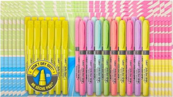 BIC Brite Liner Highlighters Pack Of 30 For Sale