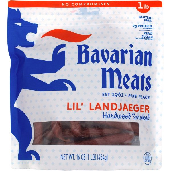 Bavarian Meats Hardwood Smoked Lil  Landjaeger Sticks Fashion