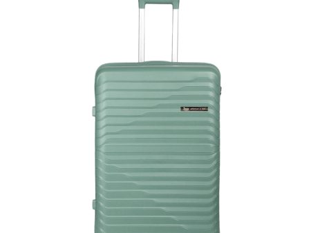 American Flyer Luggage Bag 24 Inch Check-in Luggage Trolly - Dark Green For Discount