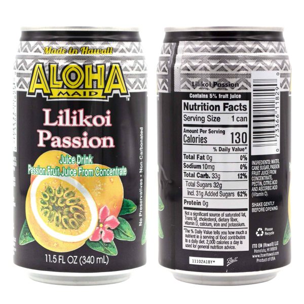 Aloha Maid Drinks Variety Pack, 10 Flavors, 1 Can per Flavor, Total 10 Cans Hot on Sale