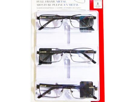 Foster Grant Full-frame Metal Eye Wear (Pack of 3). Online