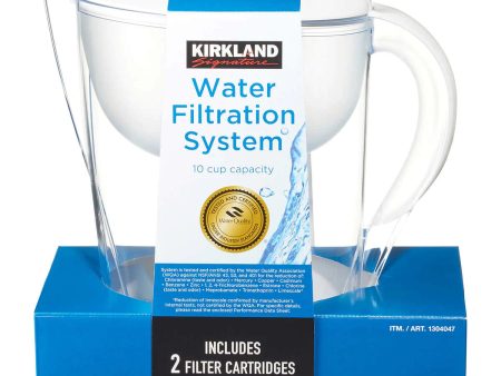 Kirkland Signature Filtered Water Pitcher With 2 Filters. For Discount