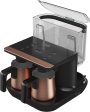 Arcelik 6-Cup Coffee Maker | Stainless Steel Build, 1100W Power, Removable Tank & Water Filter Cheap