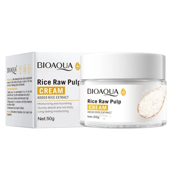 BIOAQUA Rice Raw Pulp Face Cream - 50g Online Sale