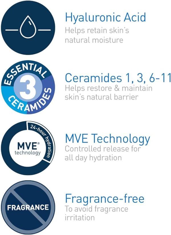 CeraVe Moisturizing Cream (453g) - For Normal to Dry Skin, Daily Face And Body Moisturizer For Dry Skin. For Cheap