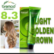 Bremod Performance 8.3 Light Golden Brown Hair Color  - 100ml Online now