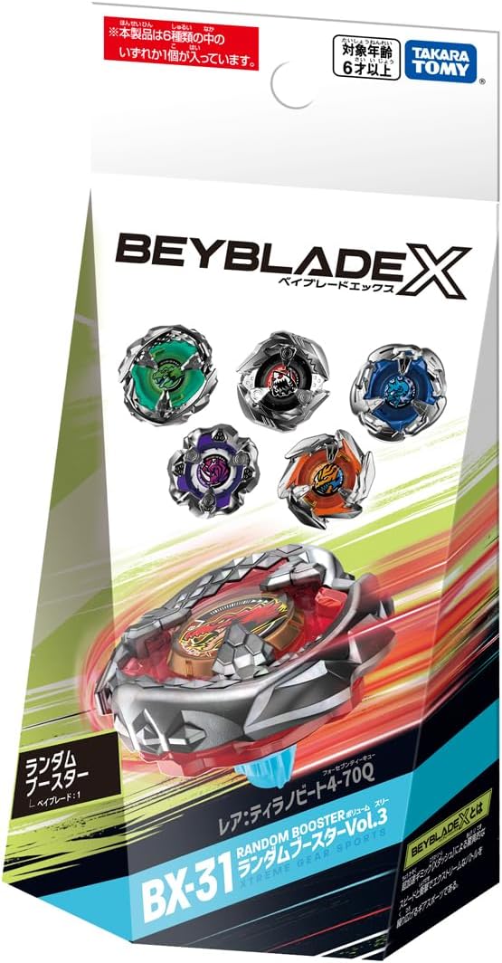 Beyblade X BX-31 Random Booster Vol. 3 – Exclusive Beyblades with High-Speed X-Dash Action For Discount