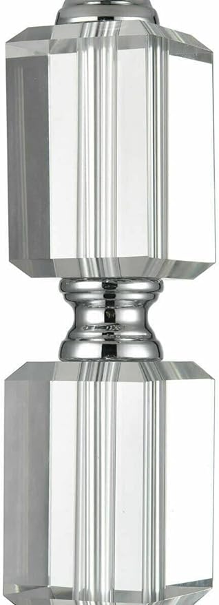 Bridgeport Designs 2-pack Crystal Table Lamp Set – Silver Online now