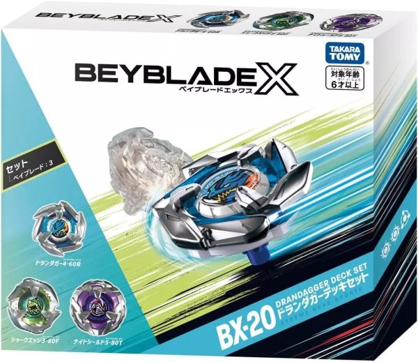 BEYBLADE X BX-20 Drandagger Deck Set - TAKARA TOMY Online Sale