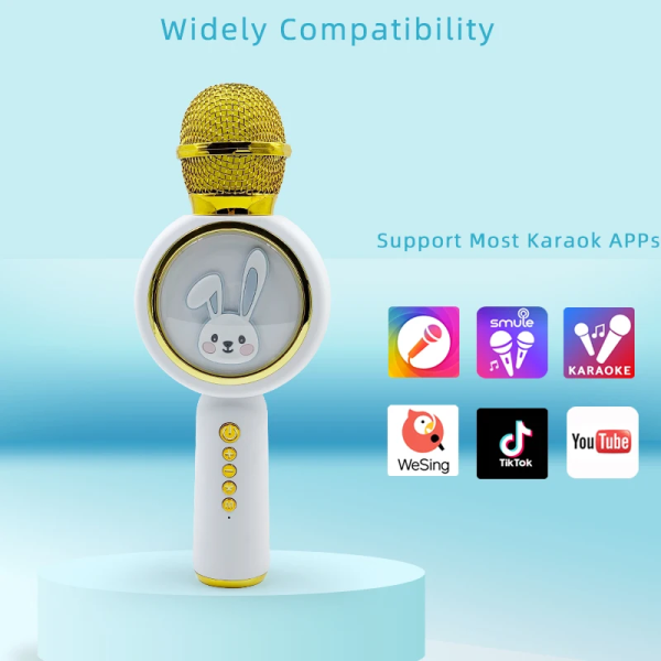 Baby Rabbit Karaoke Speaker Microphone - X6 Hot on Sale