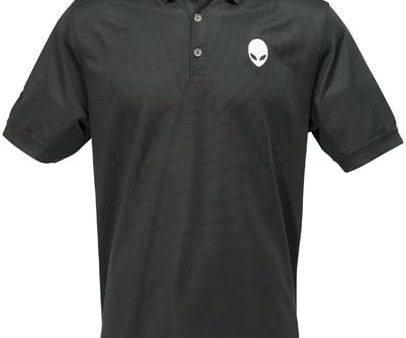 Alienware Polo Shirt – Black Fashion