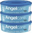 Angelcare Nappy Disposal System Refill Cassettes - Pack of 3 Online now