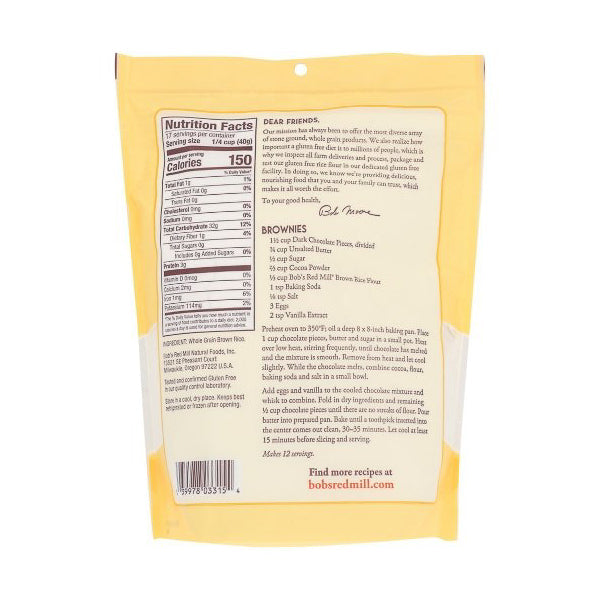 Bob s Red Mill Rice Flour Brown Discount