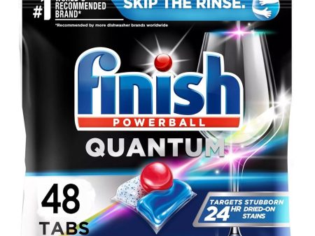 Finish Powerball Quantum Ultimate Dishwasher 48 Tablets Pack - 600g Discount