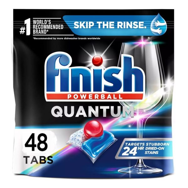 Finish Powerball Quantum Ultimate Dishwasher 48 Tablets Pack - 600g Discount