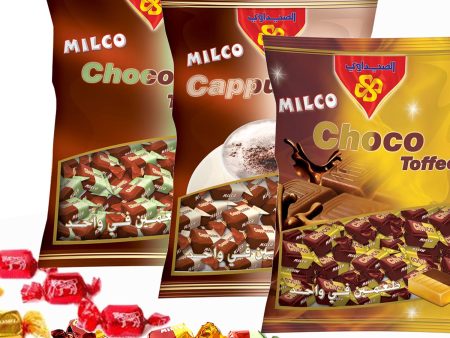 Al-Seedawi Toffee Milco Choco+ Cappuccino+Chocomint Chocolate - 3 × 400g on Sale