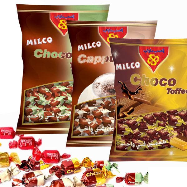 Al-Seedawi Toffee Milco Choco+ Cappuccino+Chocomint Chocolate - 3 × 400g on Sale