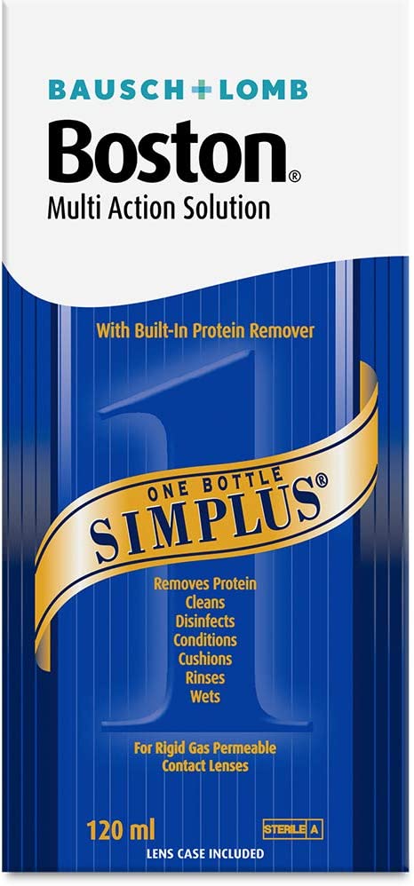 Boston Simplus Multi-Action Solution, 120ml Contact Lens Solution on Sale