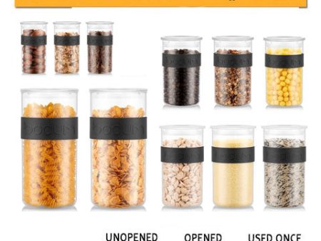 BODUM Presso Set Storage Jar- Black,  11 pcs plastic Jar Available-- CLEARANCE Sale