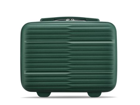 American Flyer Luggage Bag 13 Inch Cabin Size Luggage Trolly - Dark Green Hot on Sale