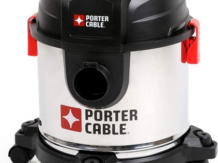 Porter Cable Wet & Dry Vacuum Cleaner 19L, 1.5m Hose PCX19406-5B Discount