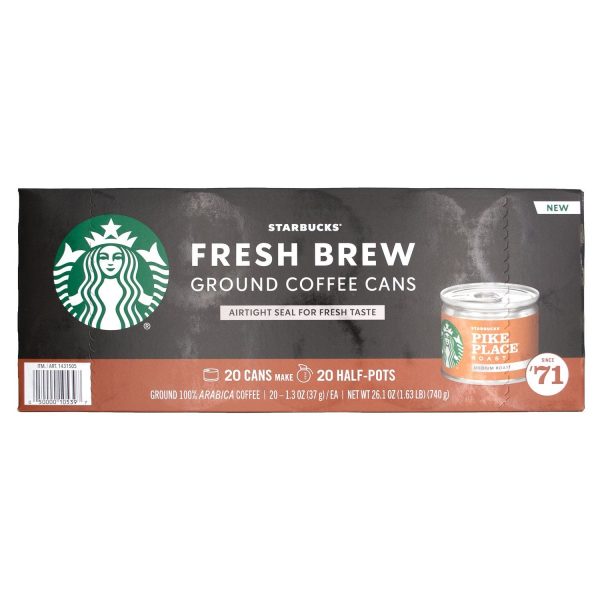 Starbucks Fresh Brew Ground Coffee Cans Online Hot Sale