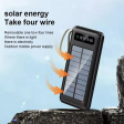 Bunsey Portable Fast Charging Solar Power Bank 10000mAh BY-13 Discount