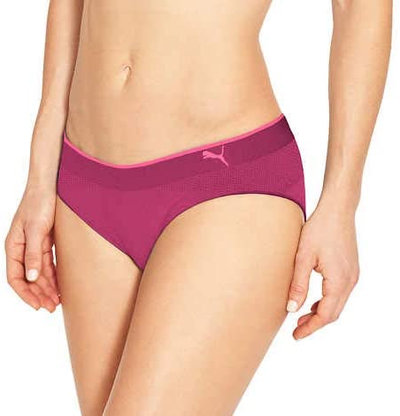 Puma moderate coverage seamless sport bikini 4 pack 360° sport stretch Supply