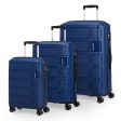 AMERICAN TOURISTER 3-Piece Summer Splash Hardside Luggage Set With TSA Lock System in Midnight Blue For Cheap