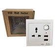 USB Wall Socket with Dual USB Charging Port Wall Charger 5V- 1000mA,2000mA (White). Discount