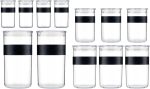 Bodum Storage Jar, Black, Set of 12 Online now