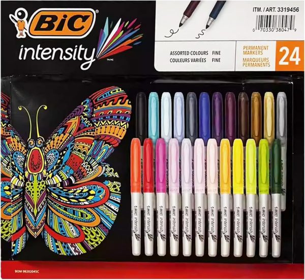 Bic Intensity Permanent Markers Pack of 24 For Cheap