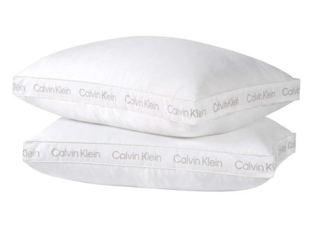 Calvin Klein - Premium Luxury Queen Size Pillows, 100% Cotton, 2 Pack Discount