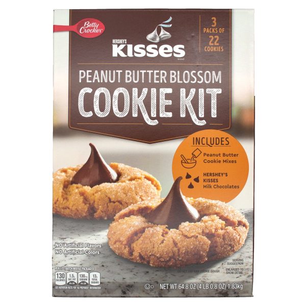 Betty Crocker Hershey s Kisses Peanut Butter Blossom Cookie Kit For Sale