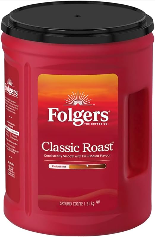 Folgers Classic Roast Ground Coffee, Rich Pure Taste (1.21Kg) Online now