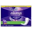 Always Anti-Bunch Xtra Protection Daily Liners, Long, Unscented (200 ct.) on Sale