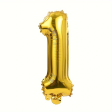 Birthday Decoration Foil Balloon Number 1 - 40Cm on Sale