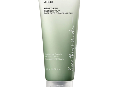 Anua Heartleaf Quercetinol Pore Deep Cleansing Foam - 150ml Online Sale