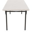 Lifetime Commercial Grade Lightweight Fold In Half Table, comfortably up to 8 seat - 183Cm, 6 ft. For Cheap